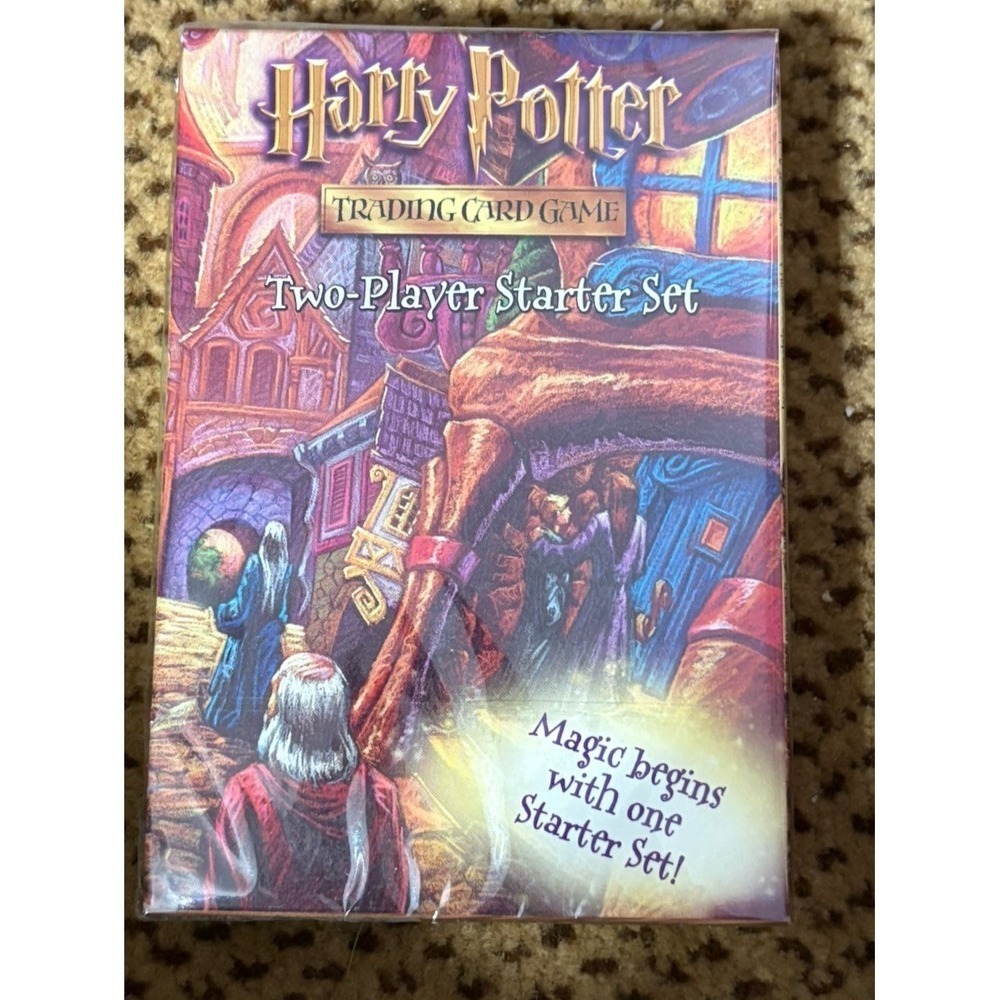 Harry Potter Trading Card Game Two Player Starter Set-NEW SEALED Hogwarts Magic